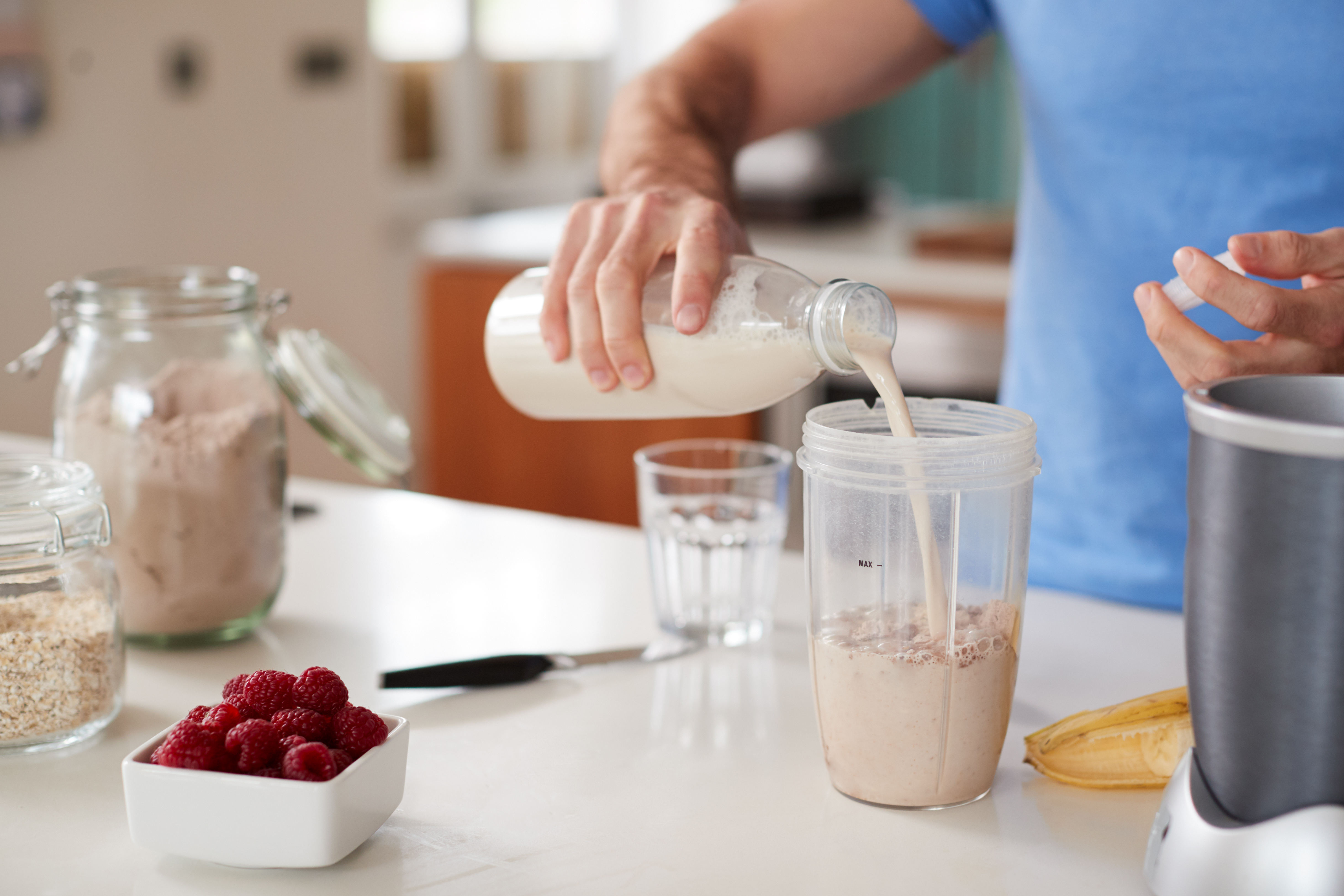 Protein Shake  Batido de proteínas preparado